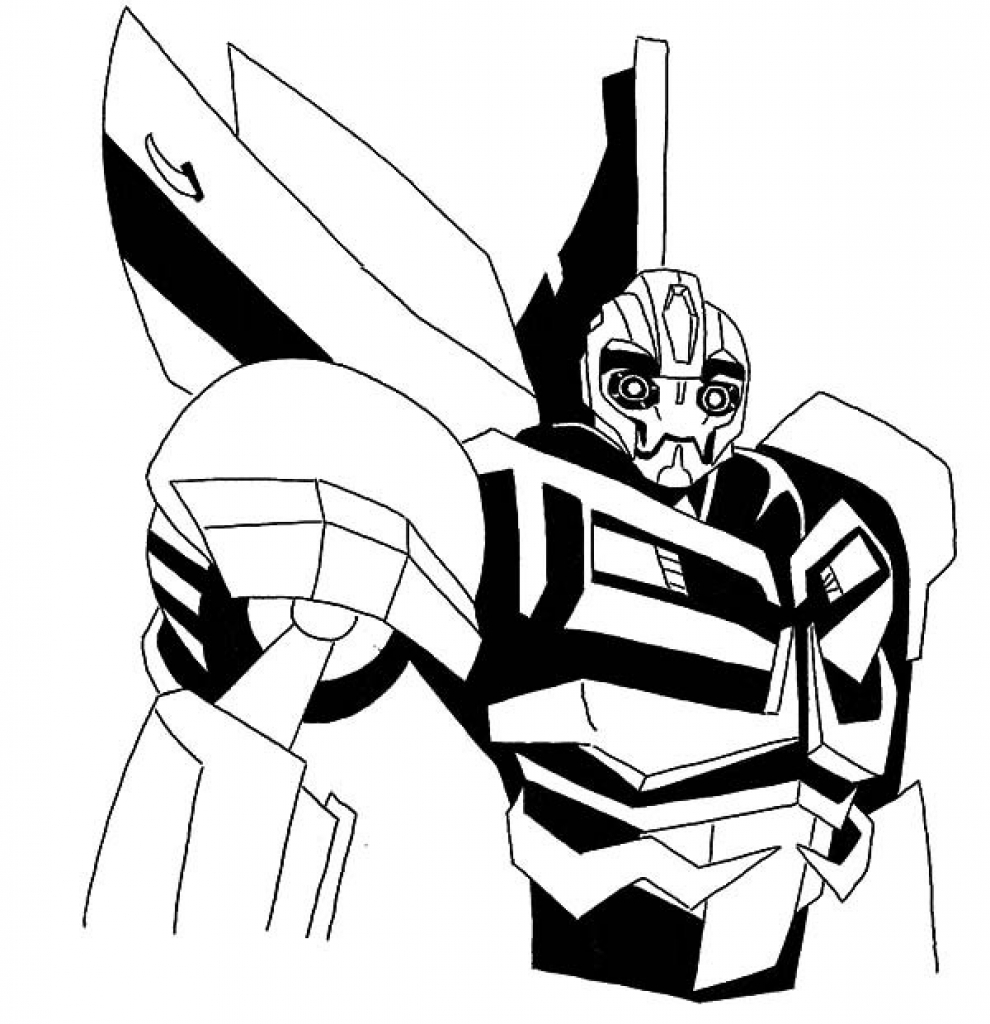 Transformers Bumble Bee Coloring Page