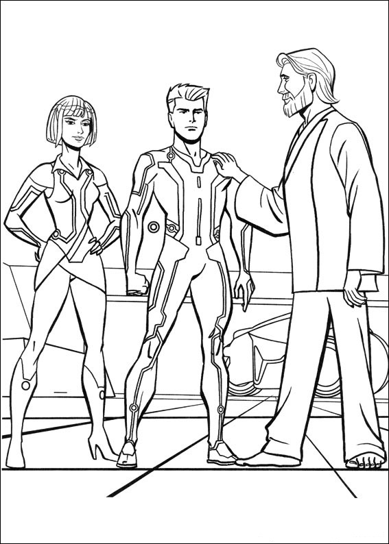 Tron Coloring Pages To Print