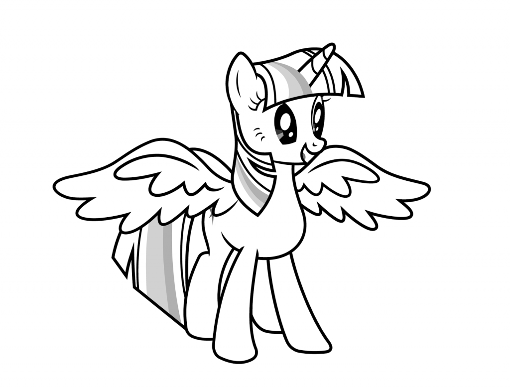 Twilight Sparkle Coloring Page