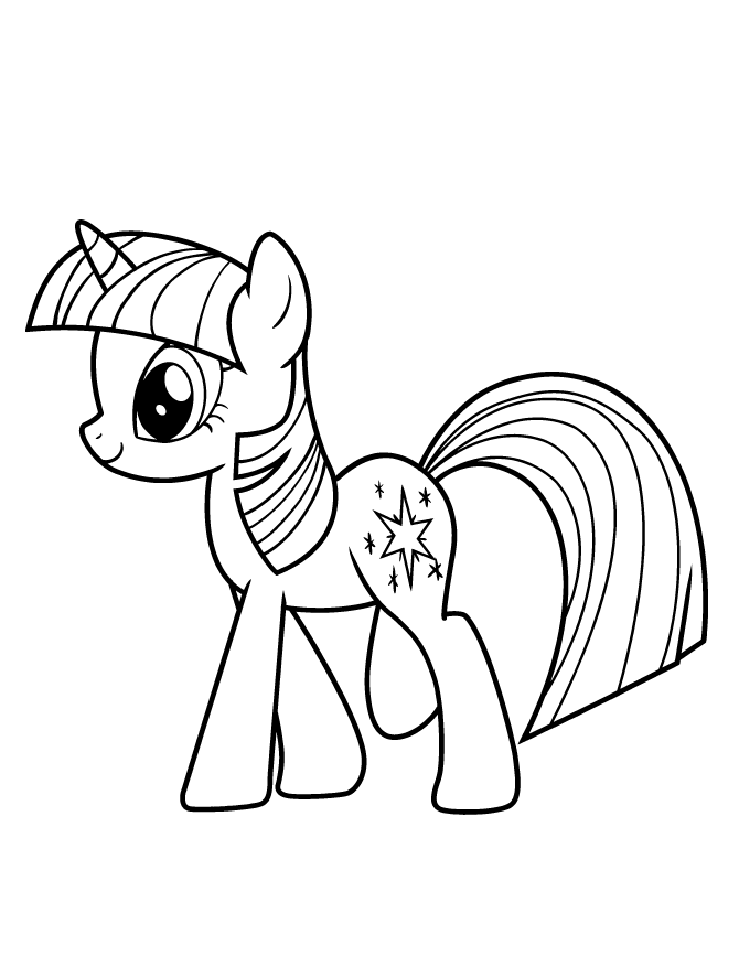 Twilight Sparkle Coloring Page