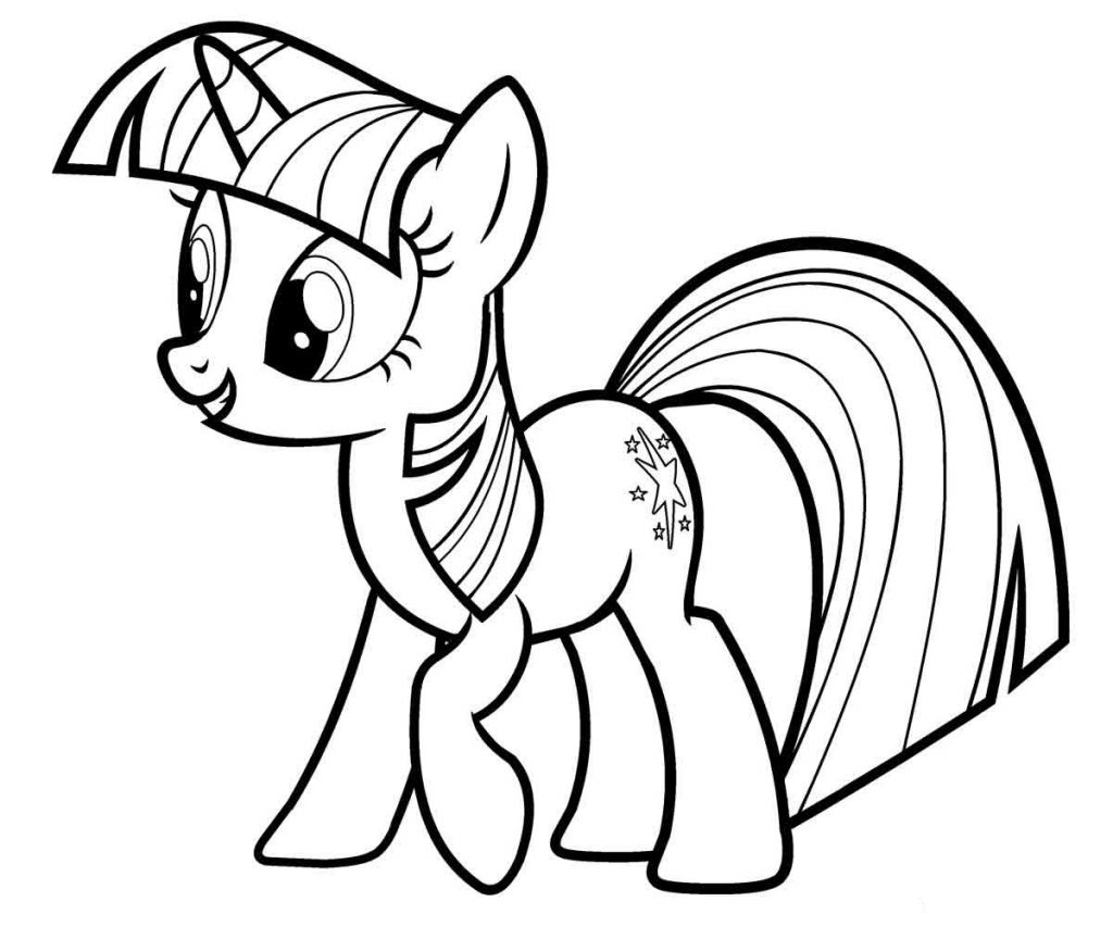 Twilight Sparkle Coloring Page