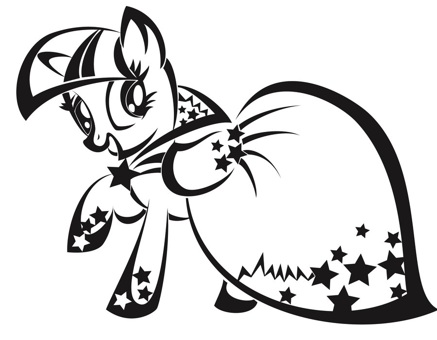 Twilight Sparkle Coloring Pages