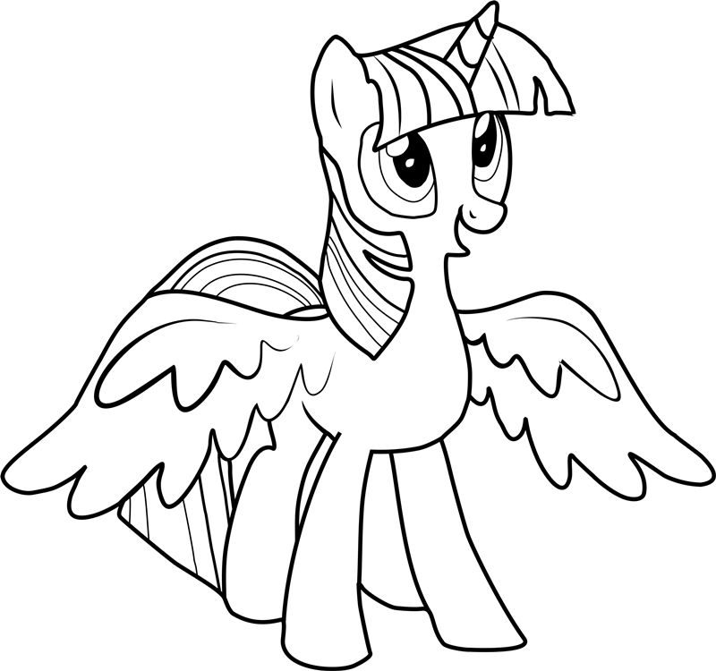 Twilight Sparkle Coloring Pages