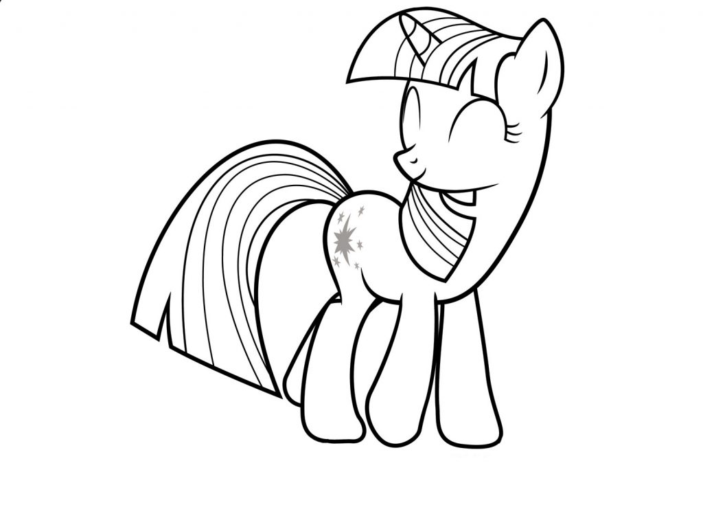 Twilight Sparkle My Little Pony Coloring Page
