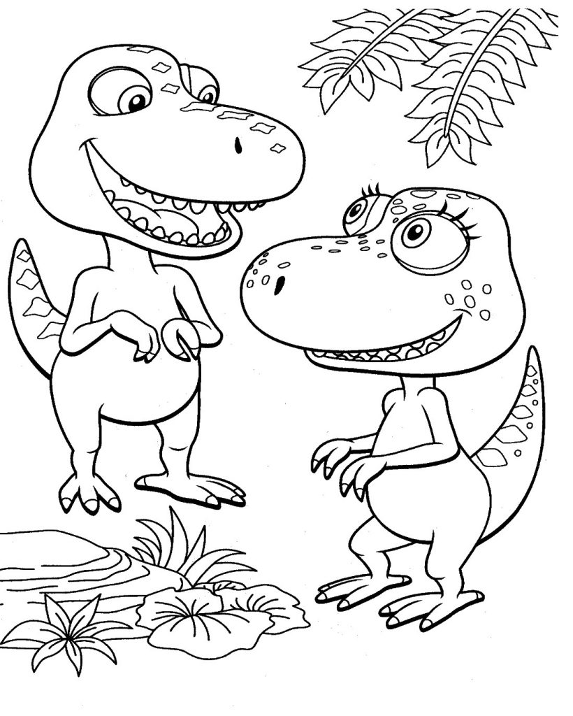 Tyrannosaurus - Dinosaur Train Coloring Page