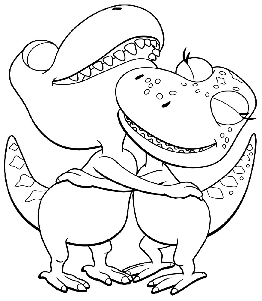 Tyrannosaurus - Dinosaur Train Coloring Pages