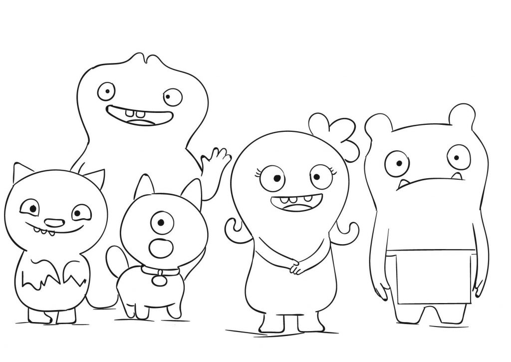 Ugly Dolls Coloring Pages