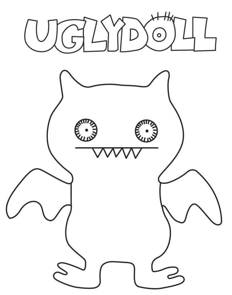 Uglydolls Bat Coloring Page