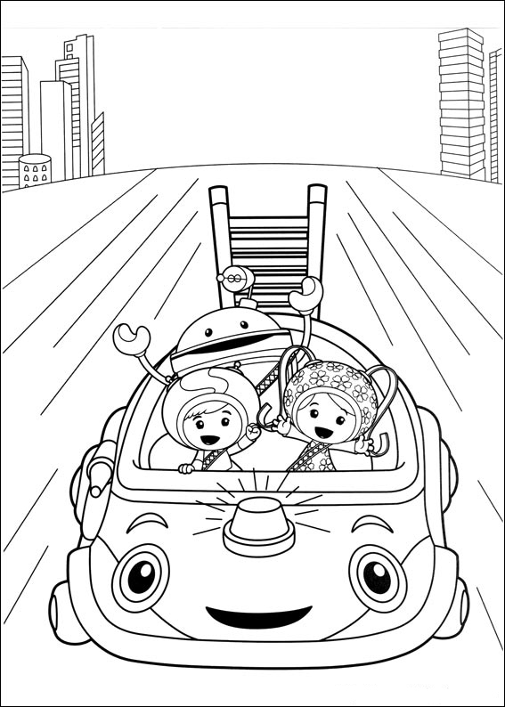 Umicar Team Umizoomi Coloring Pages
