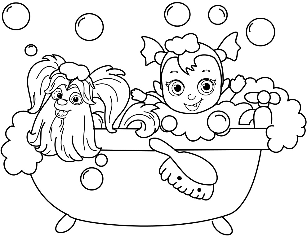 Vampirina Coloring Pages Printable Printable Ba Nosy Vampirina Coloring Page Cute Coloring Pages