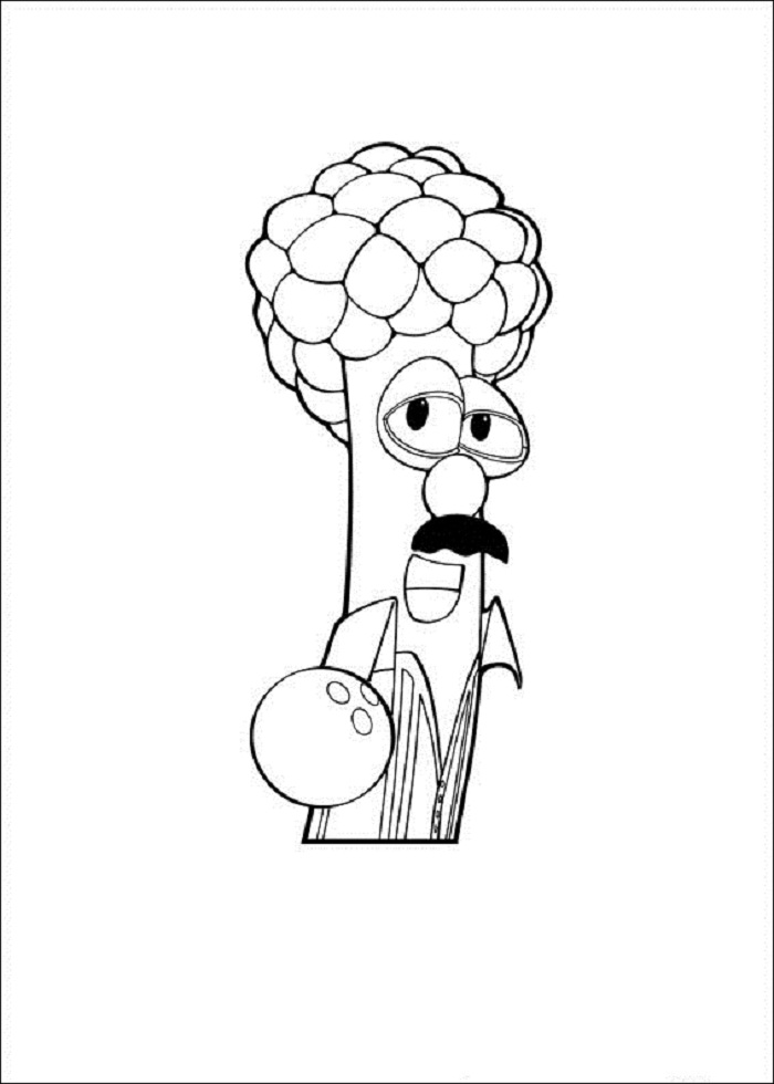 Veggie Tales Coloring Pages For Kids