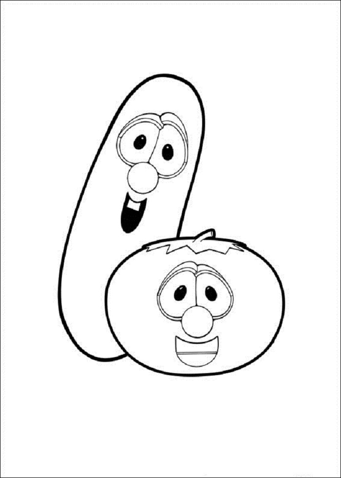 Veggie Tales Coloring Pages Photos