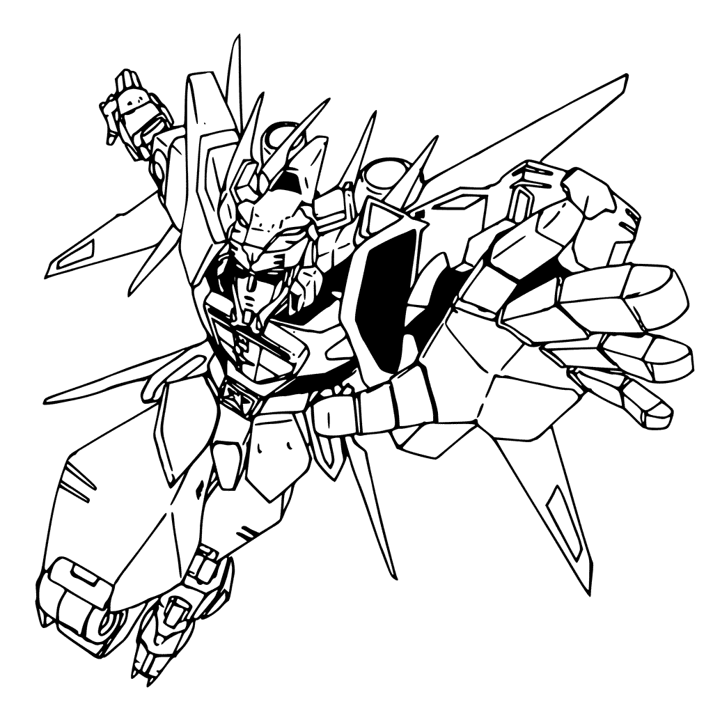 Voltron Action Coloring Pages