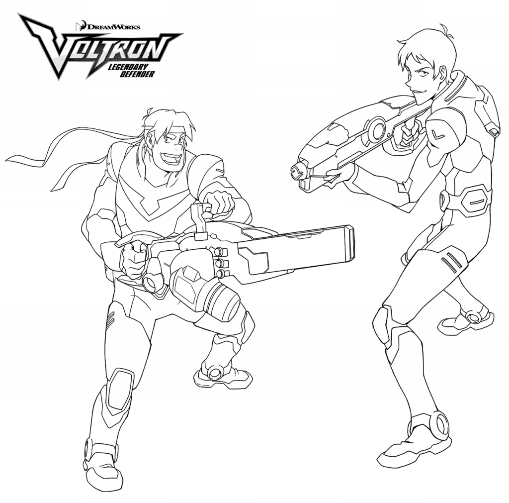 Voltron Coloring Pages