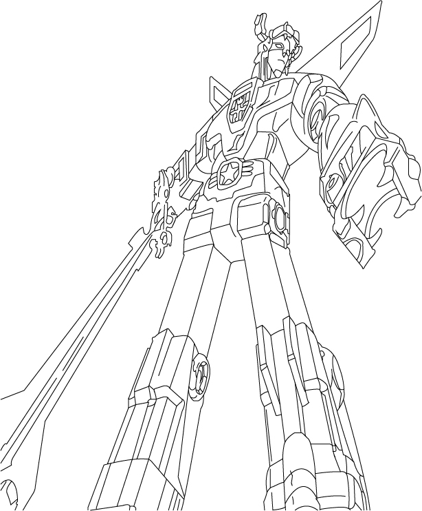 Voltron Coloring Pages