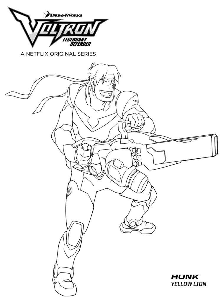 Voltron Hank Coloring Pages