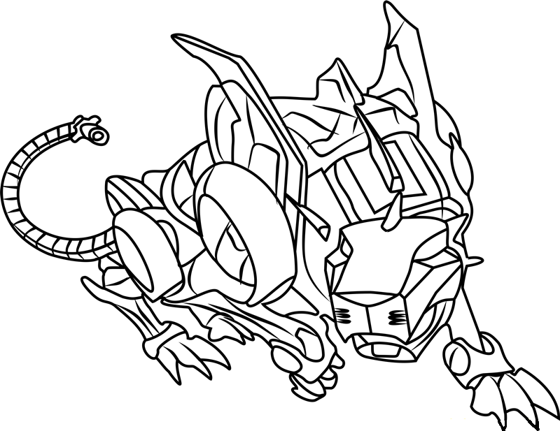 Voltron Red Lion Coloring Pages
