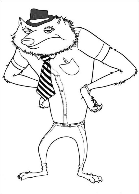 Wayne Hotel Transylvania Coloring Pages