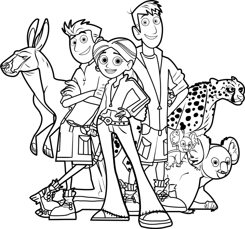 Wild Kratts Coloring Pages