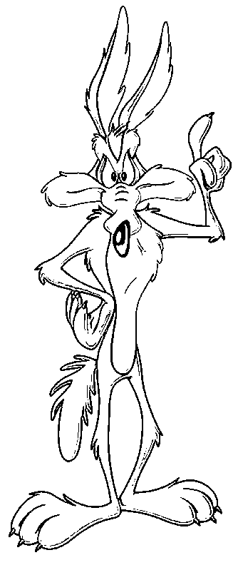 Wile E Coyote Coloring Pages