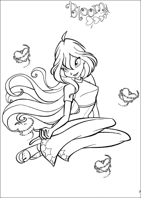 Winx Club Believix Coloring Pages