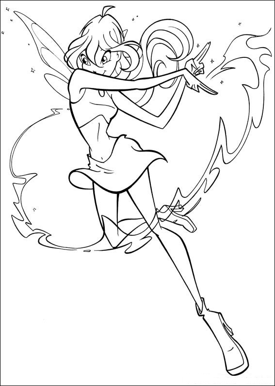 Winx Club Coloring Pages Believix