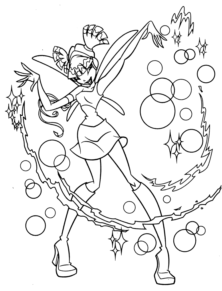 Winx Club Coloring Pages Printable