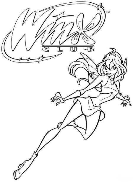 Winx Club Online Coloring Pages