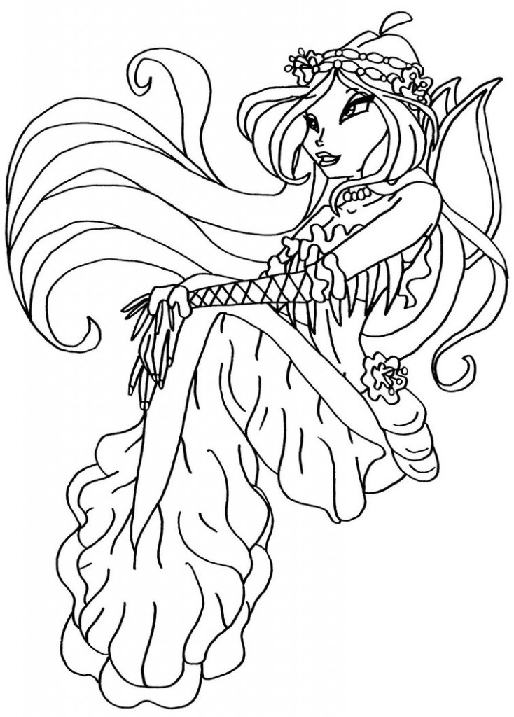 Winx Club Pixies Coloring Pages