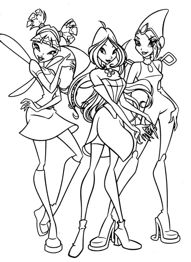 Winx Coloring Pages