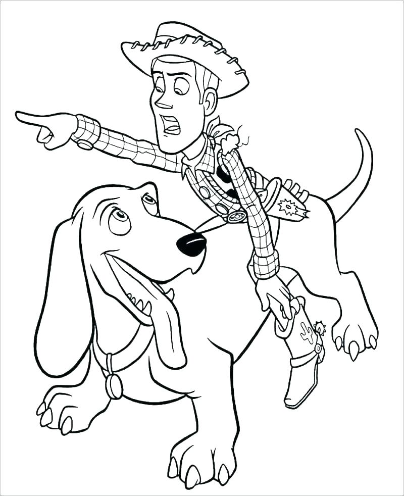 Woody Toy Story 4 Coloring Pages