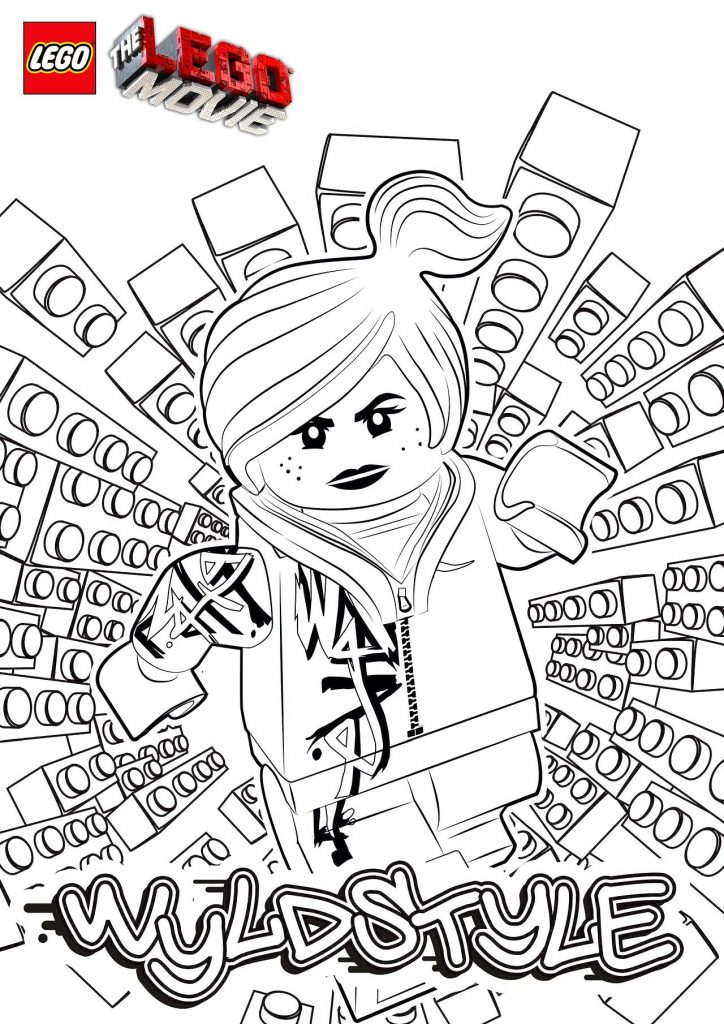 WyldStyle - Lego Movie Coloring Pages