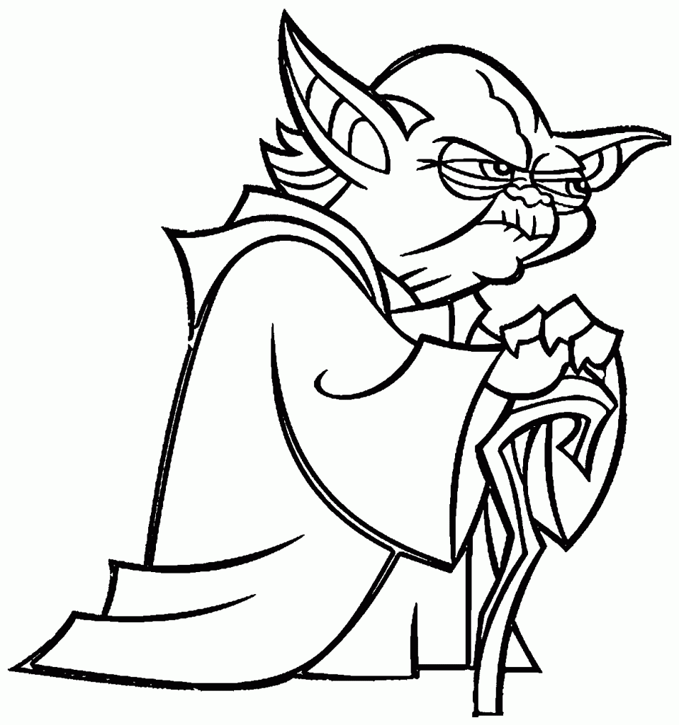 Yoda Coloring Pages