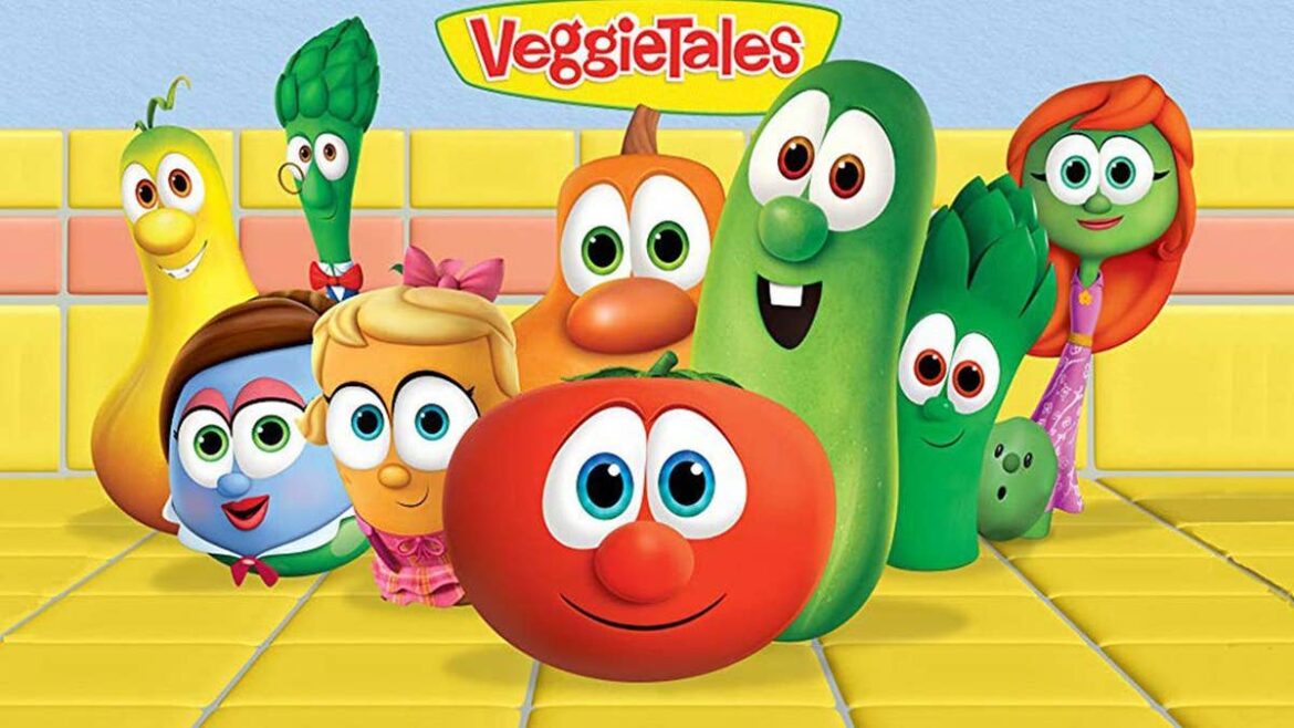 Tổng hợp tranh tô màu các loại rau củ trong Veggie Tales cho bé