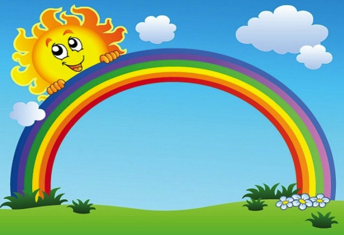 Tuyển tập tranh tô màu cầu vồng đẹp và ngộ nghĩnh