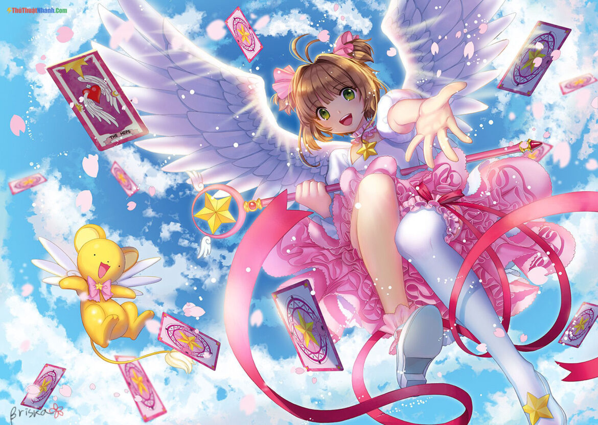 Truyển tập tranh tô màu “Thủ lĩnh thẻ bài – Cardcaptor Sakura” siêu dễ thương