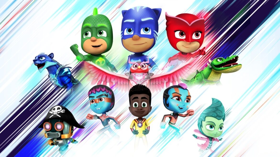 Tranh tô màu siêu anh hùng PJ Masks cho bé