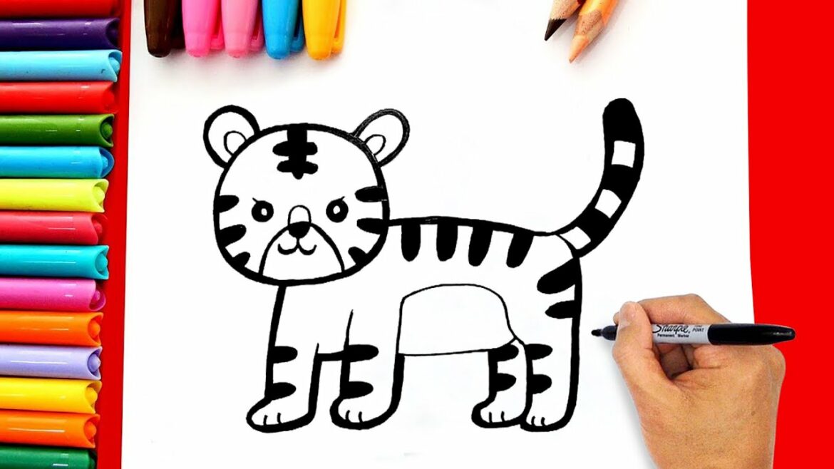 ve-con-ho-cach-de-dang vẽ con hổ đơn giản nhất cho bé