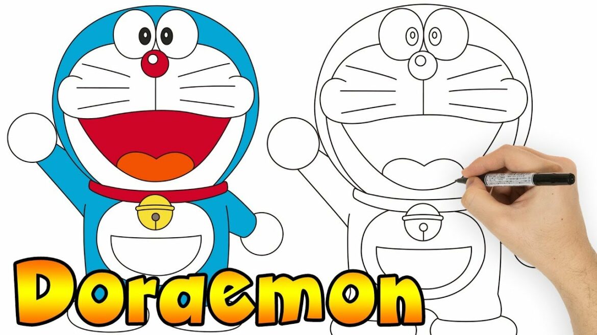 ve-doraemon-theo-tung-buoc-cover vẽ doremon theo từng bước