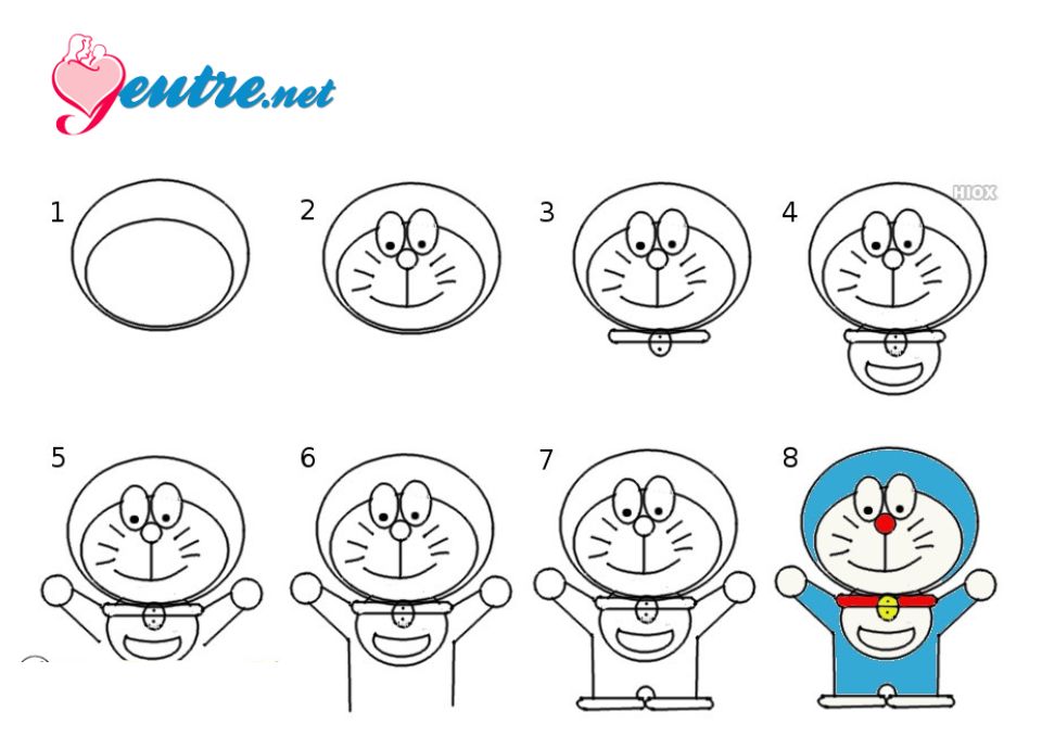Học tập cách vẽ Doraemon và Doremi theo phong cách anime Nhật Bản #46 Học tập cách vẽ Doraemon và Doremi theo phong cách anime Nhật Bản