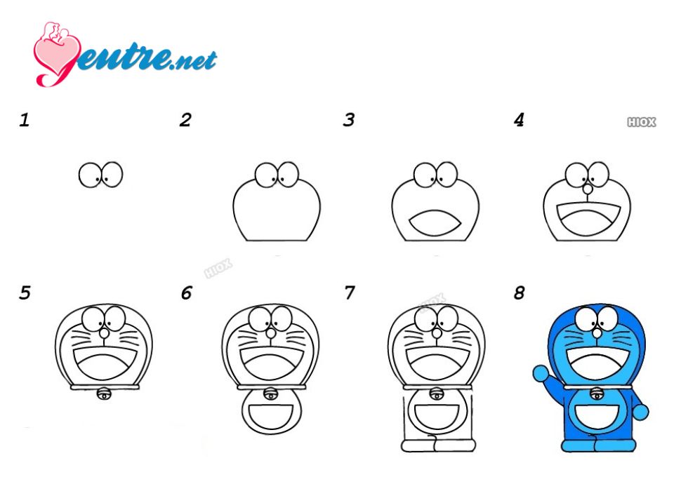 Hướng Dẫn Vẽ Doraemon How To Draw Doraemon  Dailymotion Video