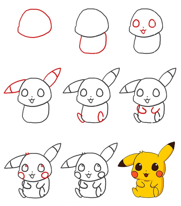 Xem hơn 100 ảnh về hình vẽ pikachu bằng bút chì  daotaonec
