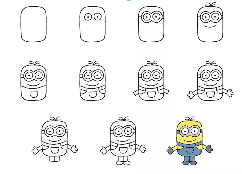 Chia sẻ 62 về vẽ hình minion hay nhất  coedocomvn