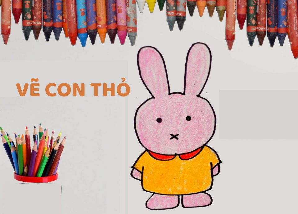 Hướng dẫn Vẽ con cái thỏ chibi dễ thương đơn giản và giản dị và dễ dàng thương