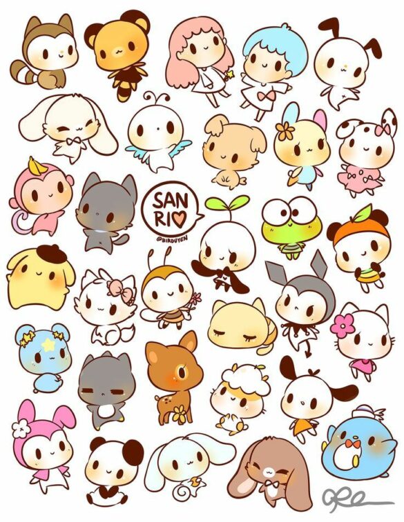 Vẽ các con vật chibi cute siêu dễ – YeuTre.Net